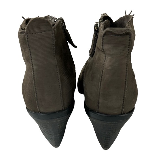 Eileen Fisher Murphy Storm Leather Booties Boots 5 - Picture 4 of 8